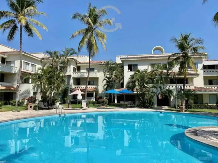 Hermoso Apartamento En Manzanillo Con Alberca Y Cancha De Tenis, Ideal Para Relajarse Y Disfrutar De Una Escapada Tranquila En El Paraiso Tropical Eksteriør billede